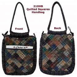 Quilted Squares Bag - Handbag