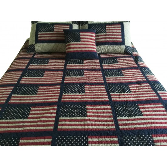 The Flag King Bedspread