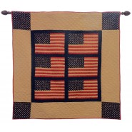 The Flag Large Wall Hanging/Throw Tea Dyed