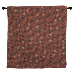 Dazzling Square Wall Hanging Tea Dyed