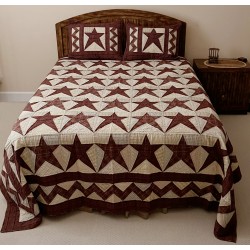 Colonial Star Twin Bedspread