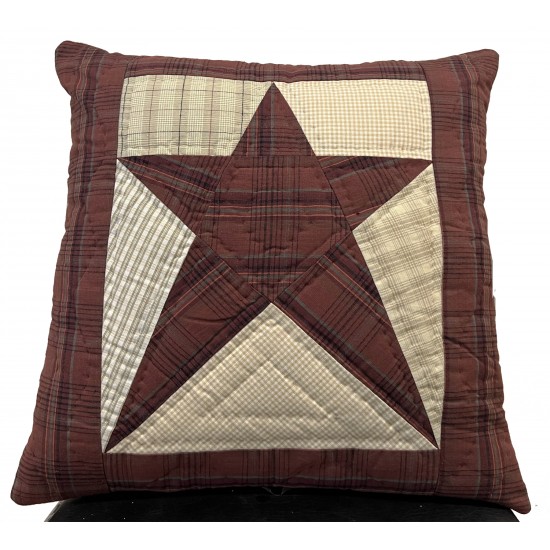 Colonial Star Throw Pillow