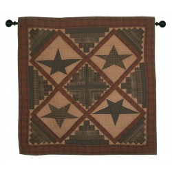 Cabin Star Wall Hanging Tea Dyed