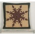 Feathered star Throw Pillow
