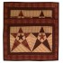 Primitive Country Star Placemat Tea Dyed