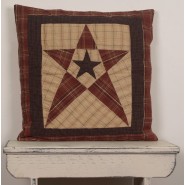 Primitive Country Star Throw Pillow