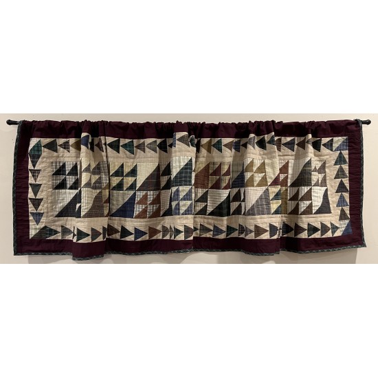 Flying Geese Window Valance
