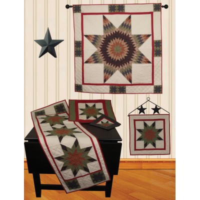 Lone Star Plaid Hand Quilted Quilts