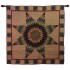 Lone Star Plaid Large Wall Hanging/Throw Tea Dyed