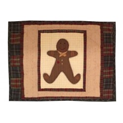 Gingerbread Plaid Placemat