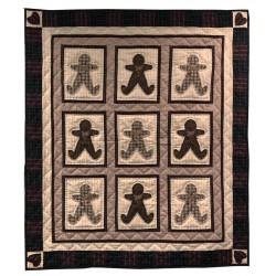 Gingerbread Plaid Wall Hanging