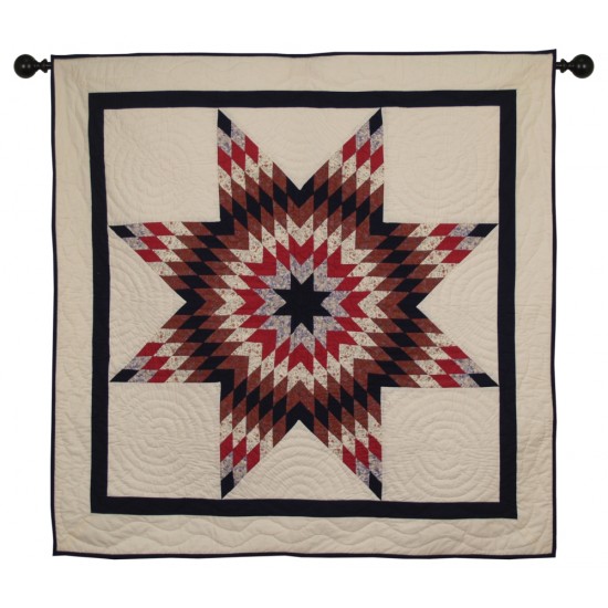 Lone Star Rust/Navy/Off-wht Wall Hanging