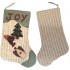 Joy Multi-color Plaid Stocking