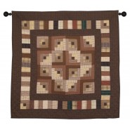 Country Log Cabin Wall Hanging