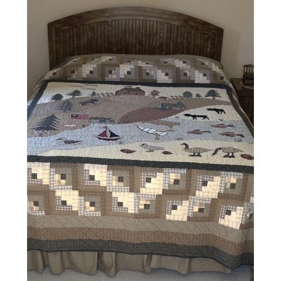 The Lodge Queen Bedspread