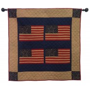 The Flag Mustard Wall Hanging Tea Dyed