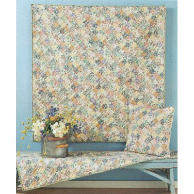 Calico Floral Square Quilts