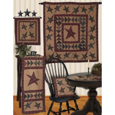 Wishing Star Tea Dyed Quilts