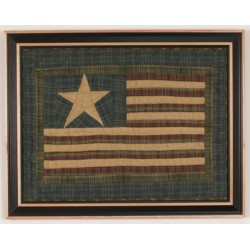 Old Glory Wide Frame 21" x 16"