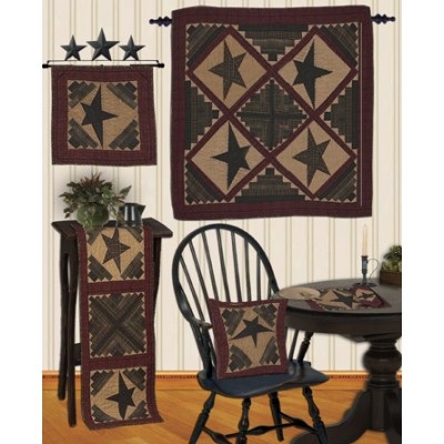 Cabin Star Tea Dyed Quilts