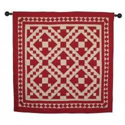 Red Diamond Square Wall Hanging