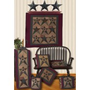 Primitive Star Large Wall Hanging/Throw Tea Dyed
