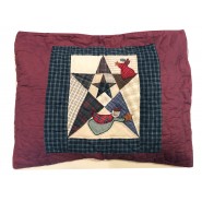 Primitive Star with Angels Pillow Sham