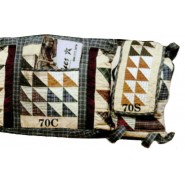 Flying Geese Quilted Bags