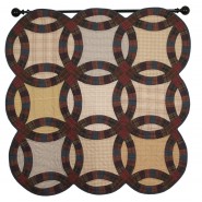 Double Wedding Ring Plaid Wall Hanging
